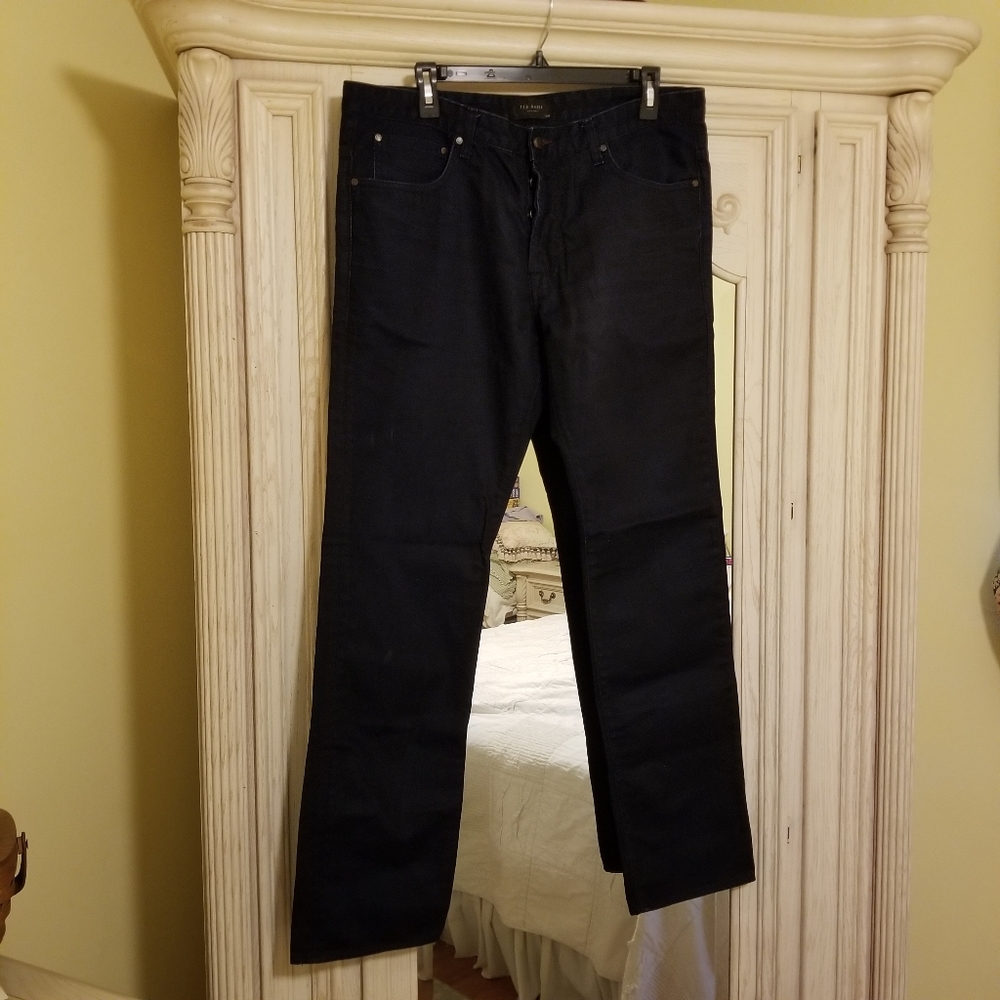 Ted Baker Dark Denim Button Up Jeans